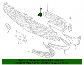 Ambient Air Temperature Sensor Kia Sorento 10-15