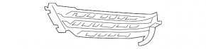 Front bumper grille right Porsche Panamera 14-16 complete with overlays