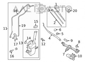 Kia Sorento 16-20 Windscreen Washer Motor
