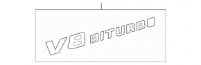 Mercedes GLC 63 18-21 AMG V8 Biturbo 4-matic Left Wing Emblem Pack