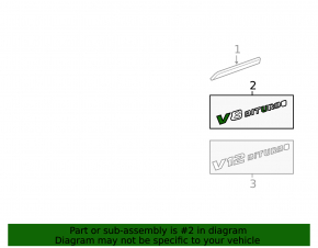 Mercedes GLC 63 18-21 AMG V8 Biturbo 4-matic Left Wing Emblem Pack