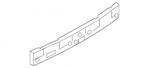 Rear Bumper Absorber Mazda 3 14-18 BM