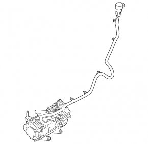 Air conditioning compressor Ford Fusion mk5 13-20 hybrid