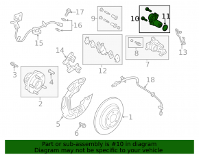 Ford Edge 15-24 Rear Right Caliper Motor