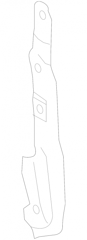Wing seal door-wing left Lincoln Nautilus 19-23