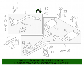 Ford Mustang mk6 18- 2.3T Intake Pipe Bracket
