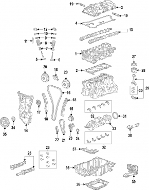 Connecting rod Cadillac ATS 13- 2.0T