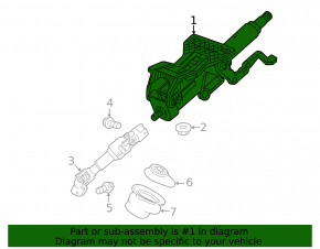 Steering column Chevrolet Cruze 16-