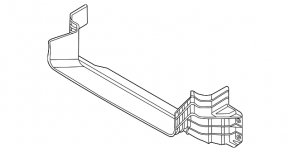 Lower radiator duct Genesis GV70 22-26