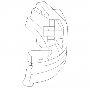 Right turn signal mirror for Honda CRZ 11-16