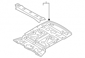 Audi Q7 trunk trough 16-