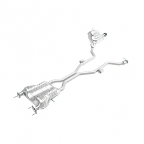 Exhaust line middle part with right barrel Dodge Durango 11-12 5.7