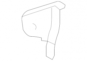 Front fender apron bracket, right, Toyota Highlander 2013