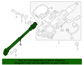 Steering joint Kia Niro 23-