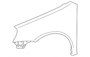 Front right wing VW Golf 10-14 HB