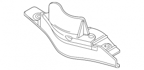 Lower control arm spring pad, rear left, VW Atlas 18-25