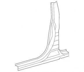 Right center pillar for Lexus ES350 07-12