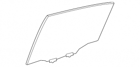 Rear left door glass for Lexus UX200 UX250h 19-21 triplex