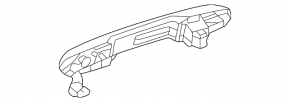 Lexus RX 23-26 keyless outer front left door handle, black 223