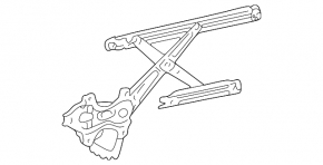 Front right window lifter with motor for Lexus IS200 IS300 99-05