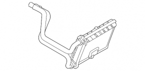 Mitsubishi Outlander 22-25 heater radiator