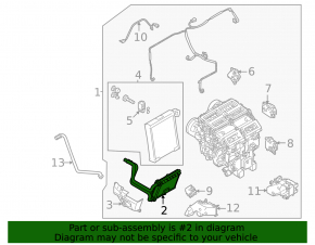 Mitsubishi Outlander 22-25 heater radiator