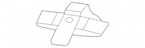 Brake shoe mounting bracket rear left VW Touareg 11-17