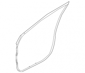 Front right door seal Nissan Sentra 20-24