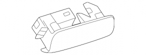 Door lighting on the front left panel of the Lexus ES 19-26