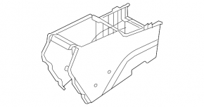Hyundai Sonata 16-19 hybrid center console armrest