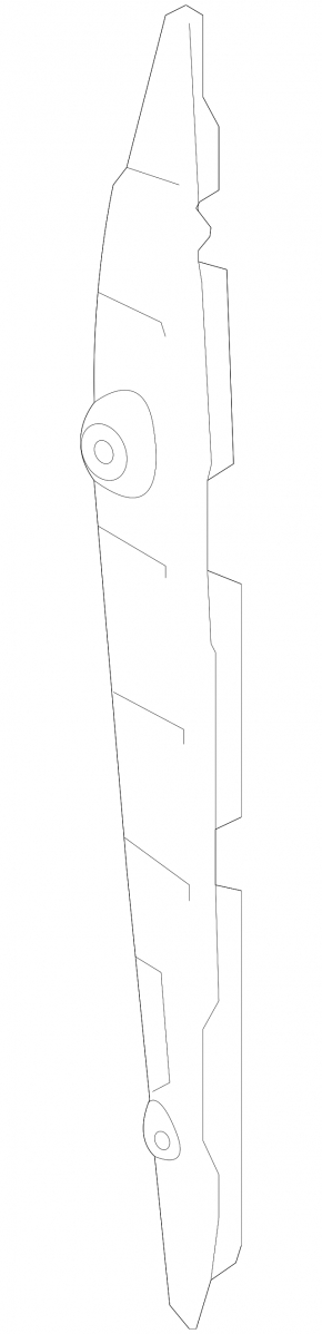 Wing seal door-wing right Audi A3 8V 15-20