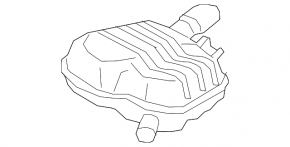 Muffler rear barrel right Audi A4 B9 19-25 2.0T