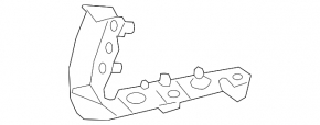 Front bumper mount left Audi A5 F5 17-