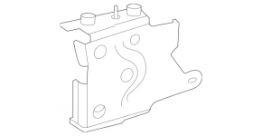Front right side member bump stop bracket for Mercedes H247 GLA 20-26
