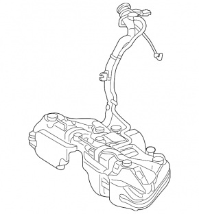 Mercedes GLC 300 20-22 Fuel Tank