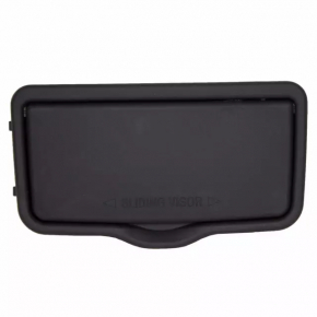 Right visor Ford Explorer 11-15 black, without backlight, without hook