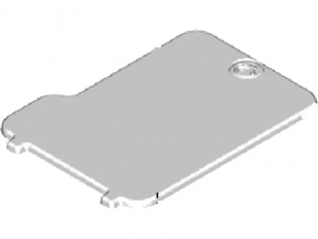 Second Row Box Cover Left Ford C-max MK2 13-18 Black