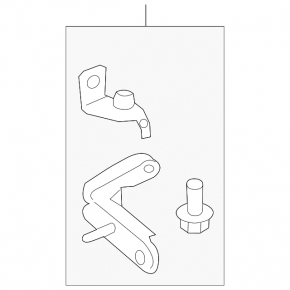 Door hinge upper front right Lincoln MKC 15-
