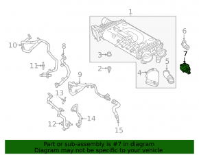 Land Rover Range Rover Velar 18-23 2.0T Turbocharger Charge Air Recirculation Valve
