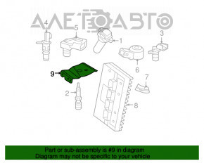 ECU bracket Dodge Challenger 15-3.6