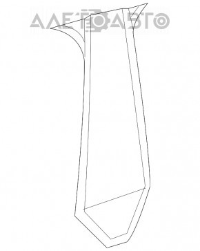 Door trim side front left Mercedes CLA 14-19 central pillar