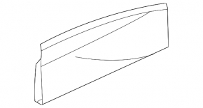 Lower rear right door trim for Volkswagen ID.4 21-22
