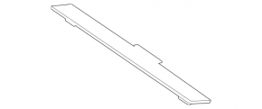 Trunk floor Mercedes W167 GLE 350 450 20-23 for 2 rows, front part, torn