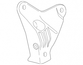 Left Engine Mount Bracket BMW 5 F10 11-16 3.0T RWD