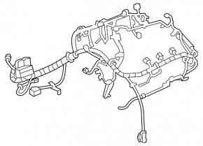 Underhood wiring with fuse box Chevrolet Malibu 13-14 hybrid without EGR