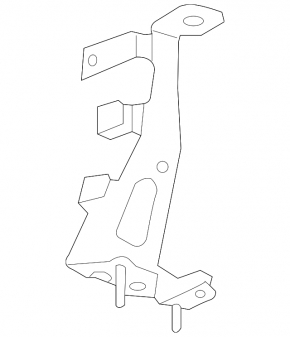 Oil cooler bracket left Chevrolet Camaro 16-23 6.2 metal