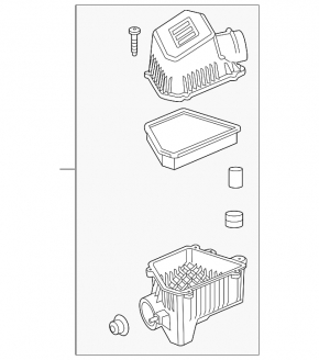 GMC Terrain 10-17 Air Filter Housing Broken Fastener