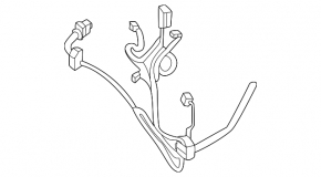 Wiring for the rear left door of a Nissan Murano 25-26 Platinum