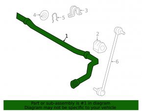 Front stabilizer Toyota Rav4 19-