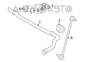 Front stabilizer Toyota Rav4 19-